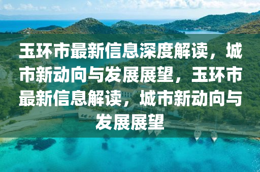 玉環(huán)市最新信息深度解讀，城市新動(dòng)向與發(fā)展展望，玉環(huán)市最新信息解讀，城市新動(dòng)向與發(fā)展展望山東水清源環(huán)保科技有限公司
