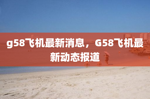 g58飛機(jī)最新消息，G58飛機(jī)最新動(dòng)態(tài)報(bào)道山東水清源環(huán)?？萍加邢薰? class=