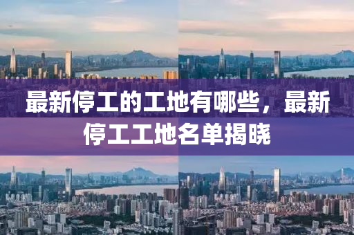 最新停山東水清源環(huán)保科技有限公司工的工地有哪些，最新停工工地名單揭曉